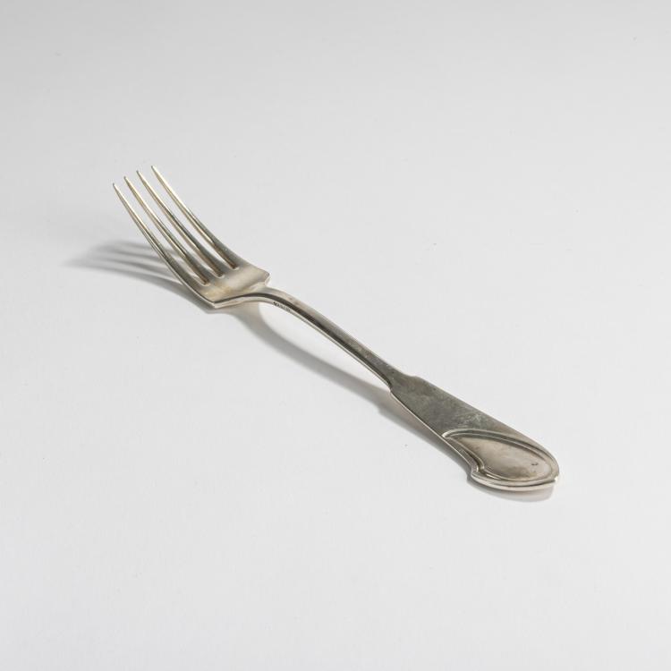 Bild 1 zu Objekt, Dessertgabel 'Modell I', 1903, Henry van de Velde, Koch & Bergfeld, Bremen, 160A 4