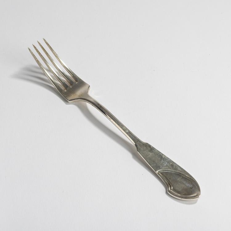 Bild 2 zu Objekt, Dessertgabel 'Modell I', 1903, Henry van de Velde, Koch & Bergfeld, Bremen, 160A 4