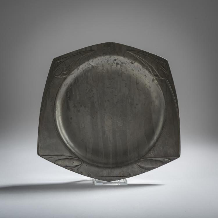 Hauptbild zu Objekt, Hexagonal plate, 1901, Joseph Maria Olbrich, Hueck, Eduard, L&uuml;denscheid, 156C 560