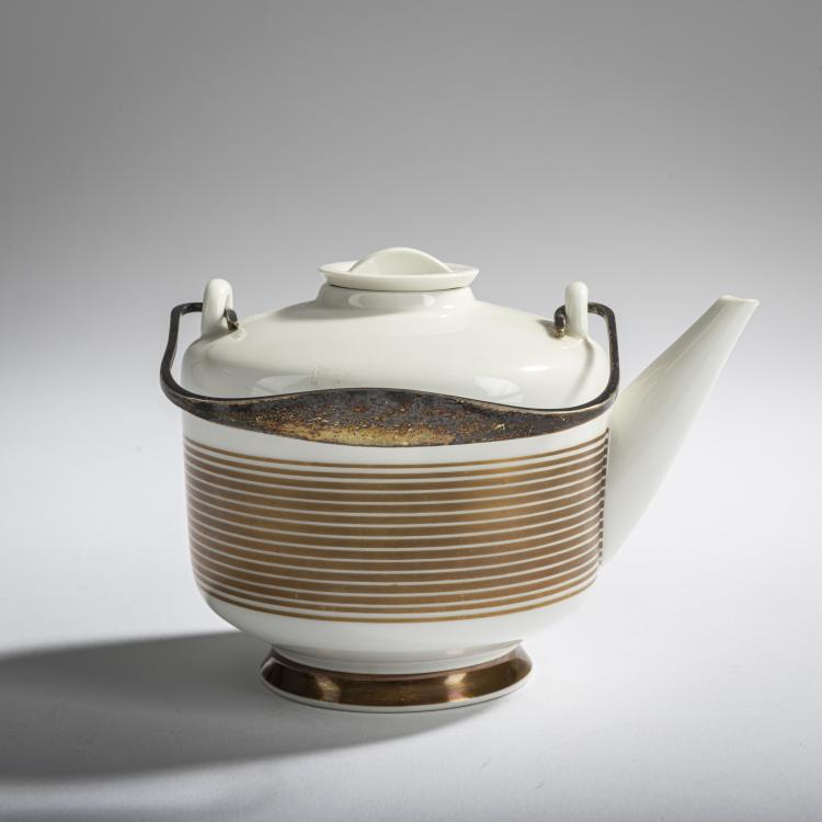 Bild 1 zu Objekt, 'Halle' tea extract pot, 1929, Marguerite Friedlaender-Wildenhain,Trude Petri, StPM, Berlin, 157A 65