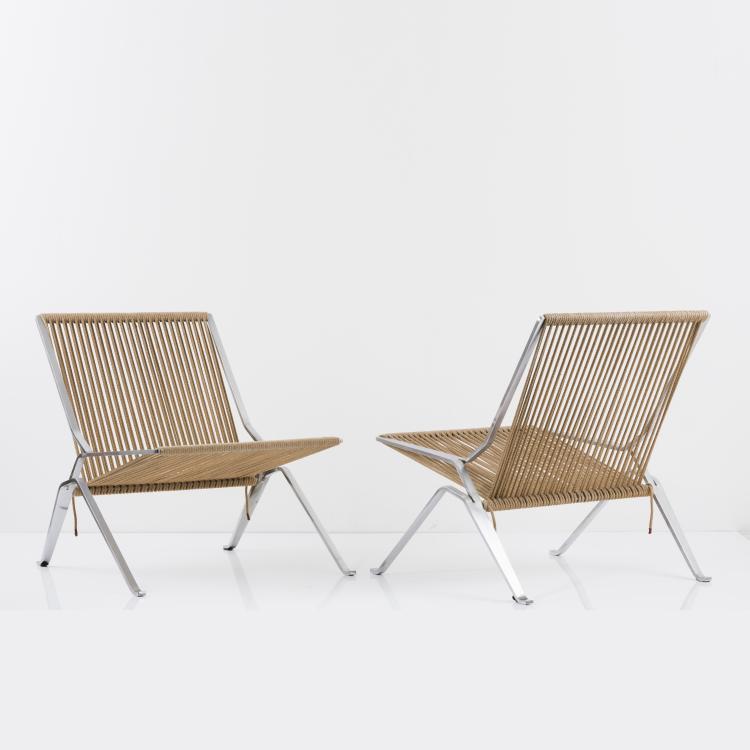 Bild 1 zu Objekt, 2 'PK 25' - 'Element chairs', 1952, Poul Kjaerholm, Hansen, Fritz, Aller&oslash;d, 157B 287