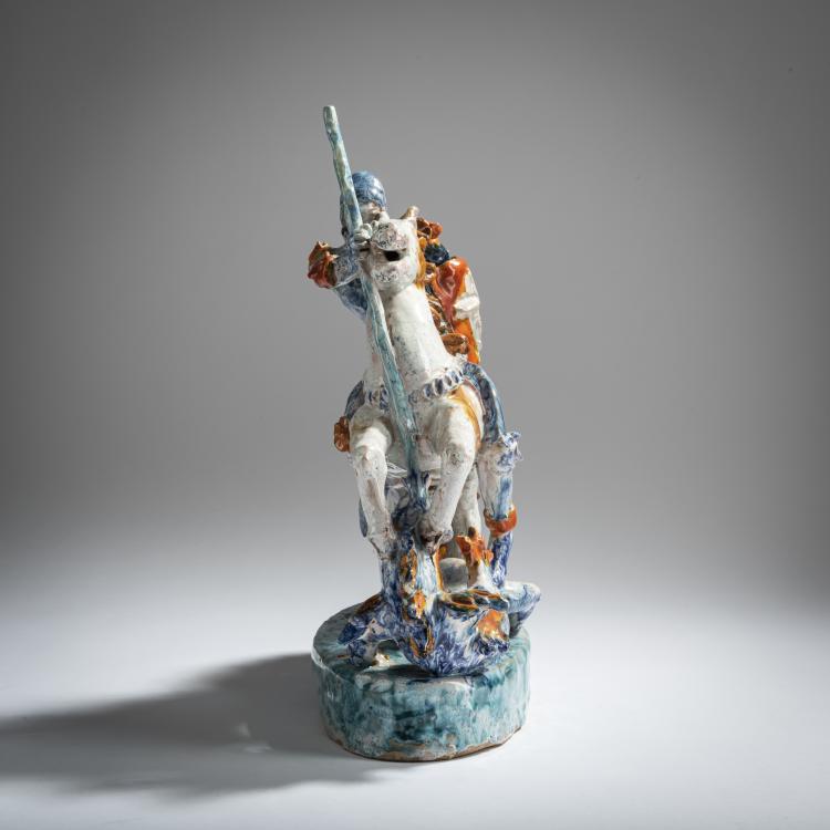 Bild 2 zu Objekt, 'Saint George', c. 1920, Dina Kuhn, 156C 585