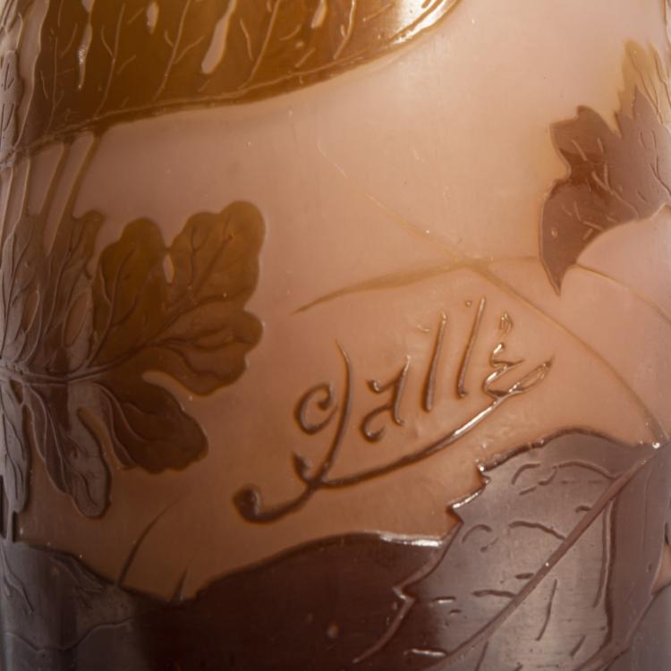 Bild 3 zu Objekt, 'G&eacute;raniums, Foug&egrave;res' vase, 1908-20, Emile Gall&eacute;, Gall&eacute;, &Eacute;tablissements, Nancy, 156B 204