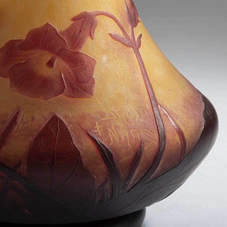 Bild 3 zu Objekt, Vase 'Bignones', um 1912, Antonin Daum, Daum Fr&egrave;res, Nancy, 156B 157