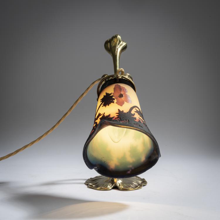 Bild 1 zu Objekt, Wandleuchte 'Coquelicots', um 1925, Muller Fr&egrave;res, Lun&eacute;ville, 156B 252