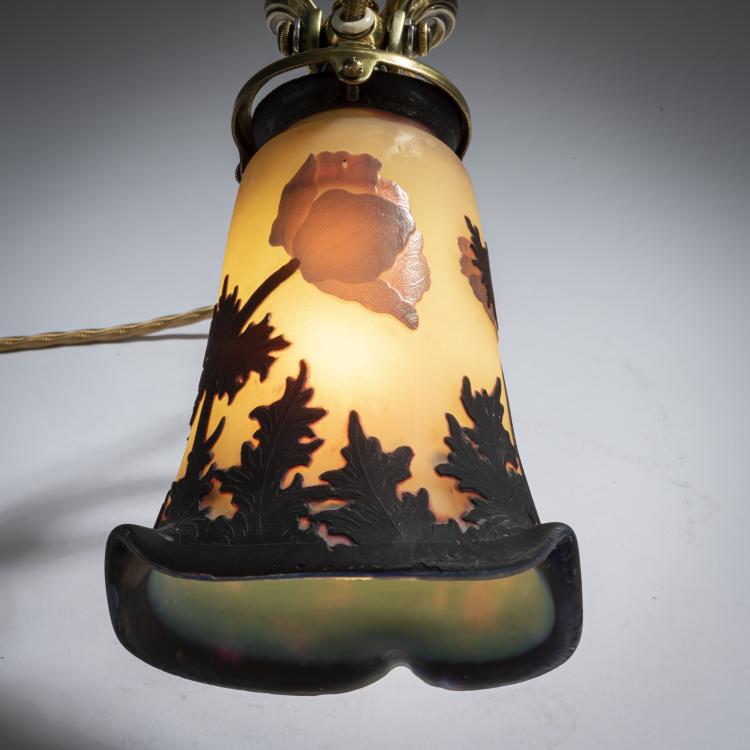 Bild 6 zu Objekt, Wandleuchte 'Coquelicots', um 1925, Muller Fr&egrave;res, Lun&eacute;ville, 156B 252