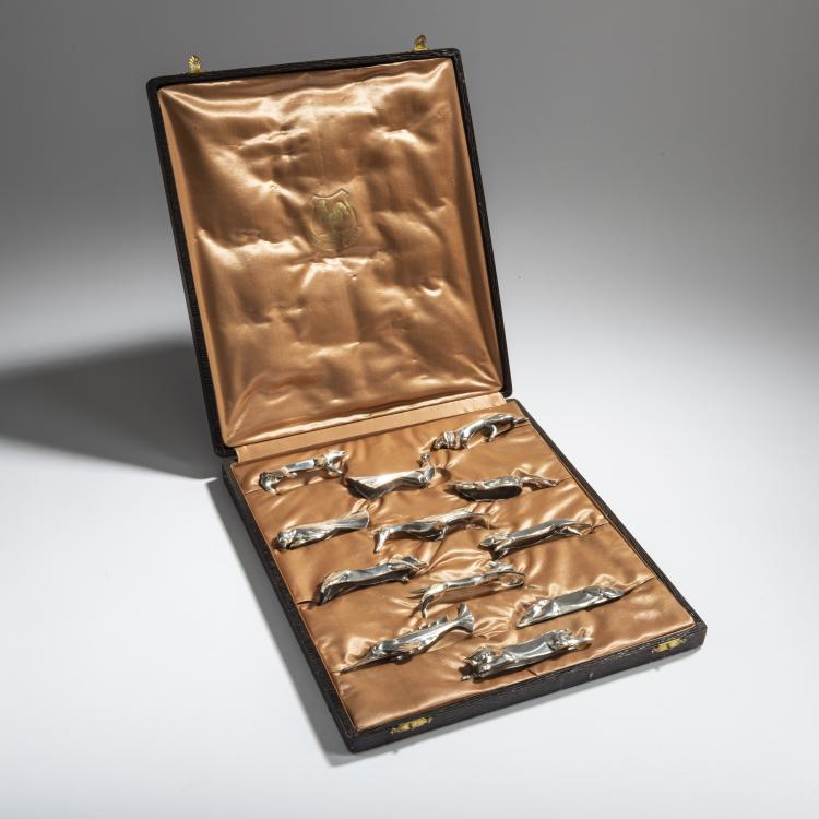 Bild 2 zu Objekt, Twelve knife rests, c. 1925, Christofle & Cie., Paris, 156C 544
