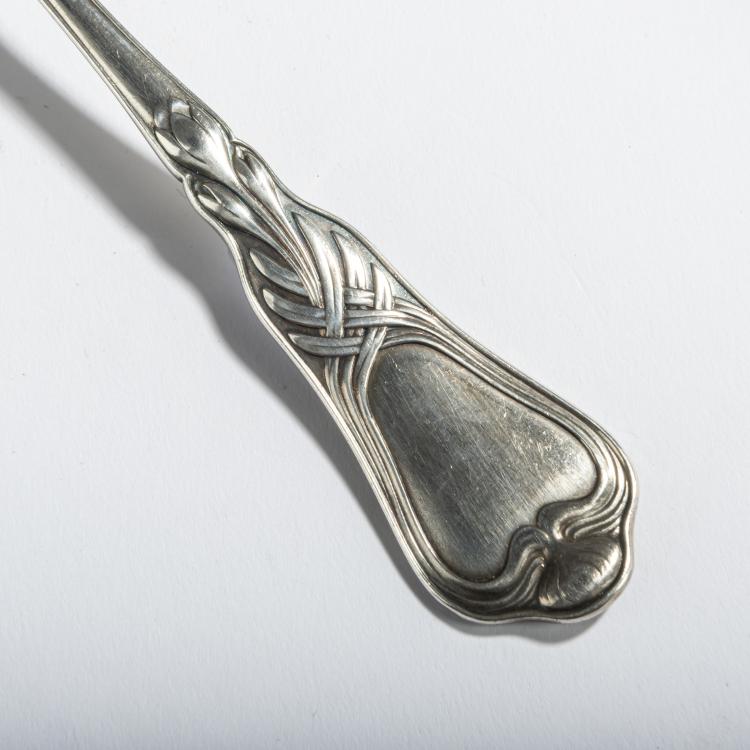 Bild 1 zu Objekt, Salatbesteck 'Herbstzeitlose', 1902, Heinrich Vogeler, Wilkens & S&ouml;hne, Bremen, 156C 457