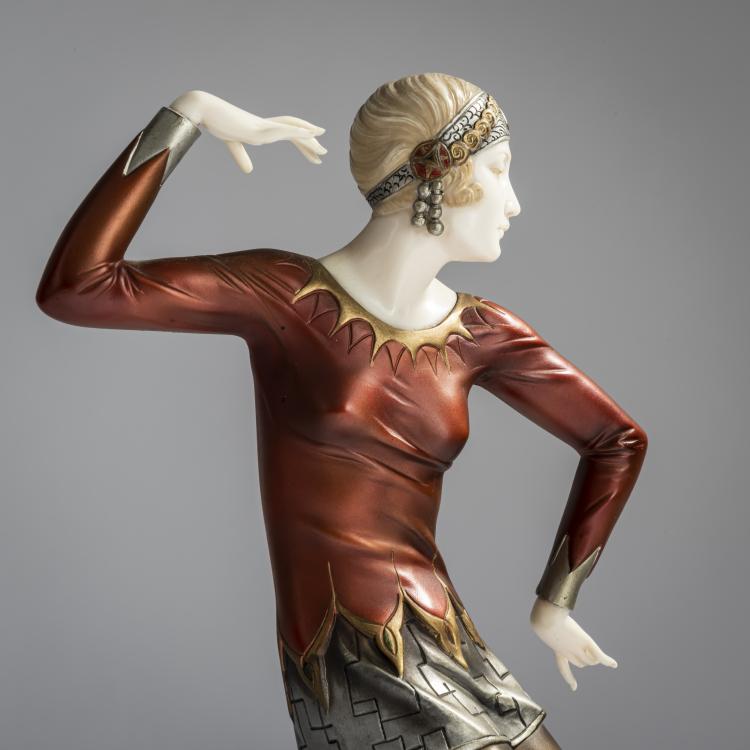 Bild 4 zu Objekt, 'Red Dancer', c. 1925, Ferdinand Preiss, 156C 390