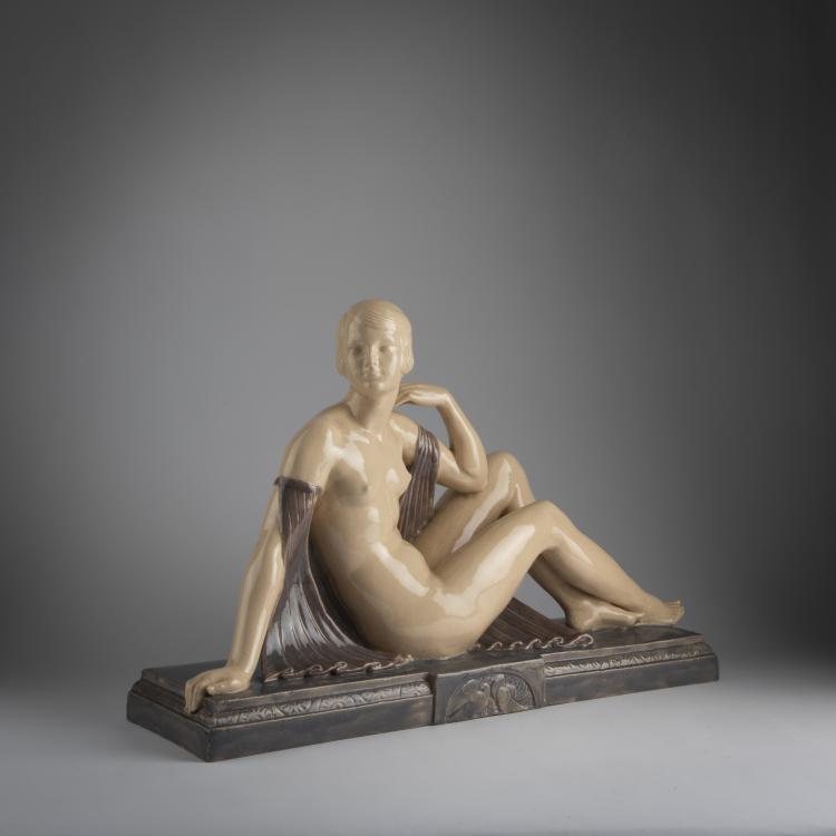 Bild 2 zu Objekt, Seated female nude, c. 1925, Jo&eacute; Descomps, 156D 791