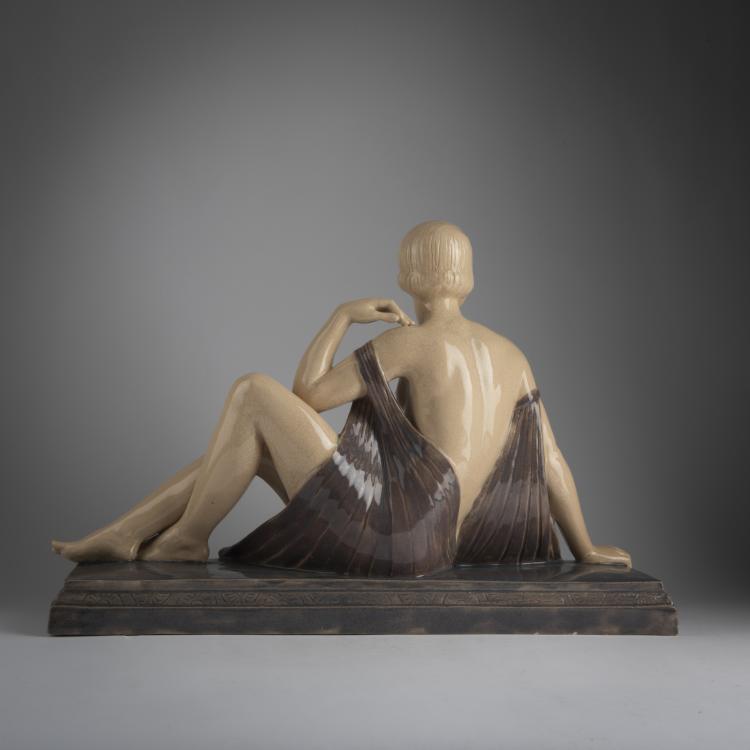 Bild 3 zu Objekt, Seated female nude, c. 1925, Jo&eacute; Descomps, 156D 791