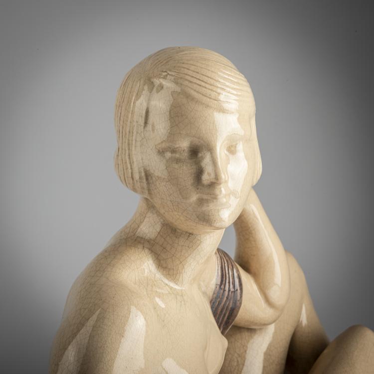 Bild 5 zu Objekt, Seated female nude, c. 1925, Jo&eacute; Descomps, 156D 791
