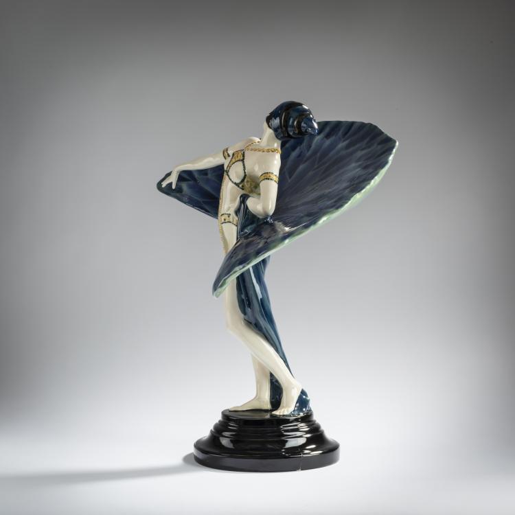 Bild 4 zu Objekt, Dancer in a feather costume, c. 1924/25, Paul Philippe, Goldscheider, Friedrich, Wien, 156D 815