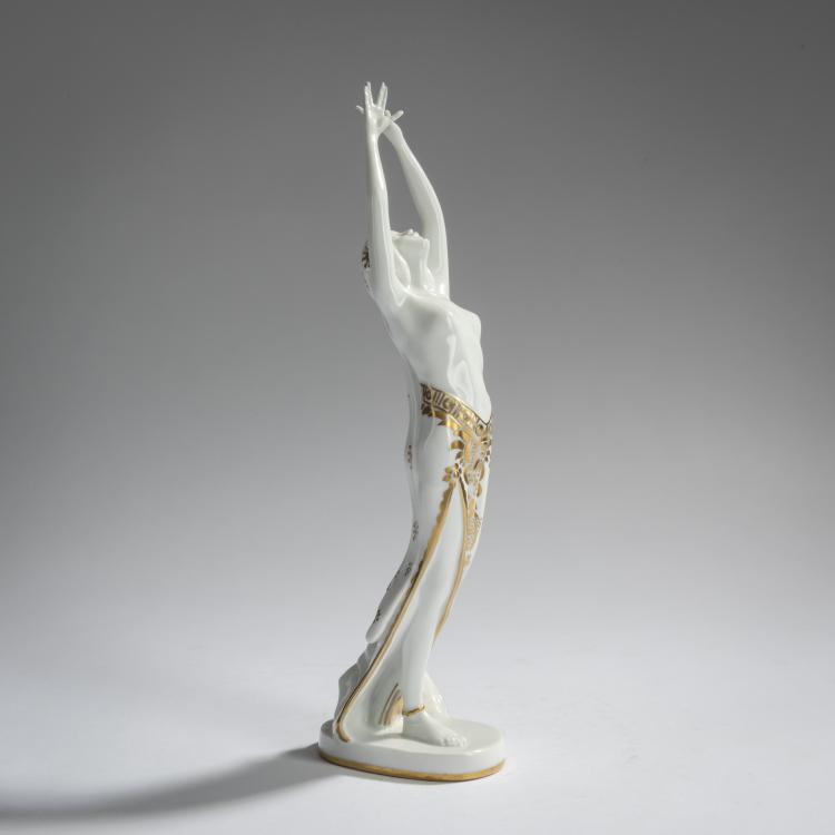 Hauptbild zu Objekt, 'Nubian Dancer', 1914, Berthold Boe&szlig;, Rosenthal, Selb, 156D 756