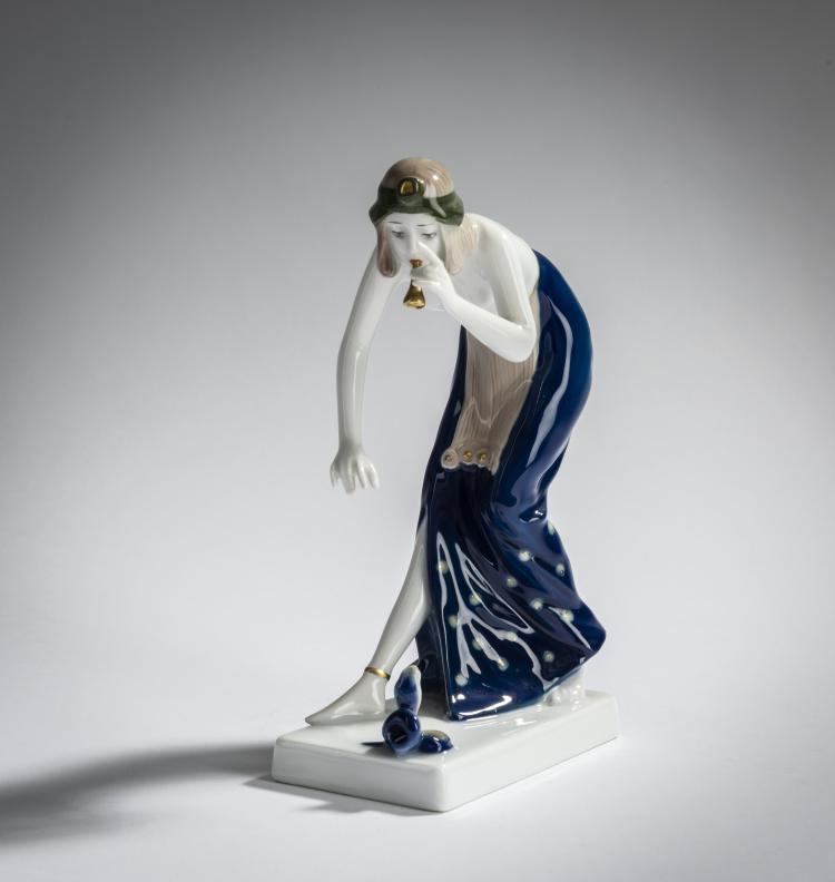 Bild 1 zu Objekt, 'Snake Charmer', 1916, Berthold Boe&szlig;, Rosenthal, Selb, 156D 757