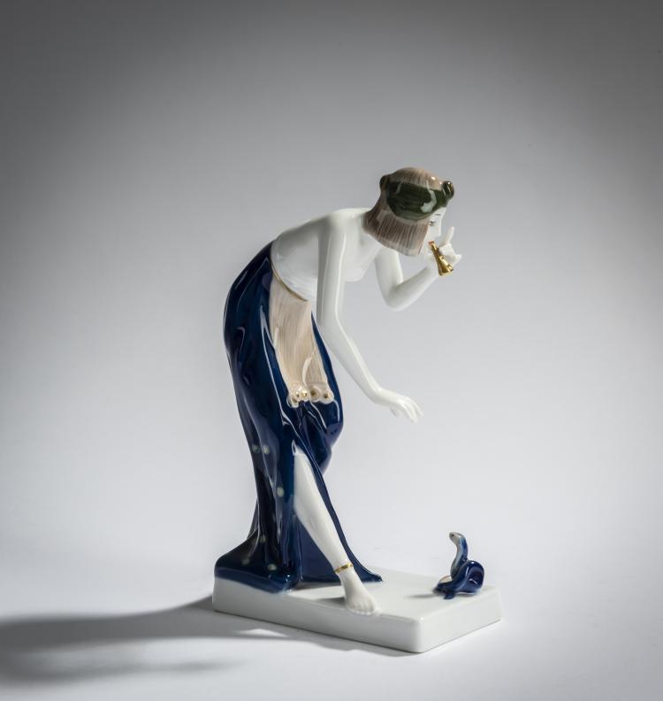 Bild 3 zu Objekt, 'Snake Charmer', 1916, Berthold Boe&szlig;, Rosenthal, Selb, 156D 757