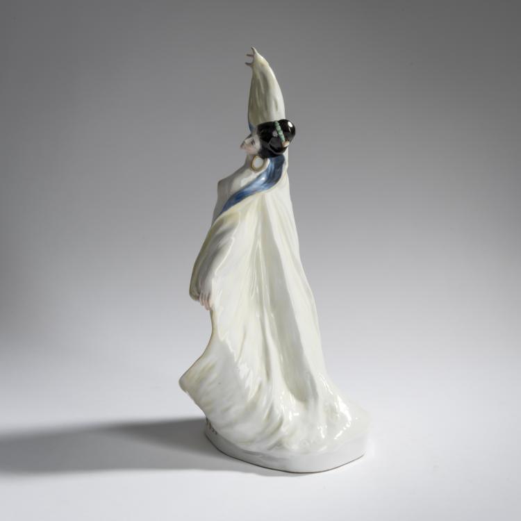 Bild 3 zu Objekt, Schleiert&auml;nzerin, 1919, Ens, Karl, Volkstedt, 156D 708