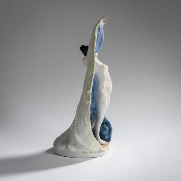 Bild 4 zu Objekt, Schleiert&auml;nzerin, 1919, Ens, Karl, Volkstedt, 156D 708