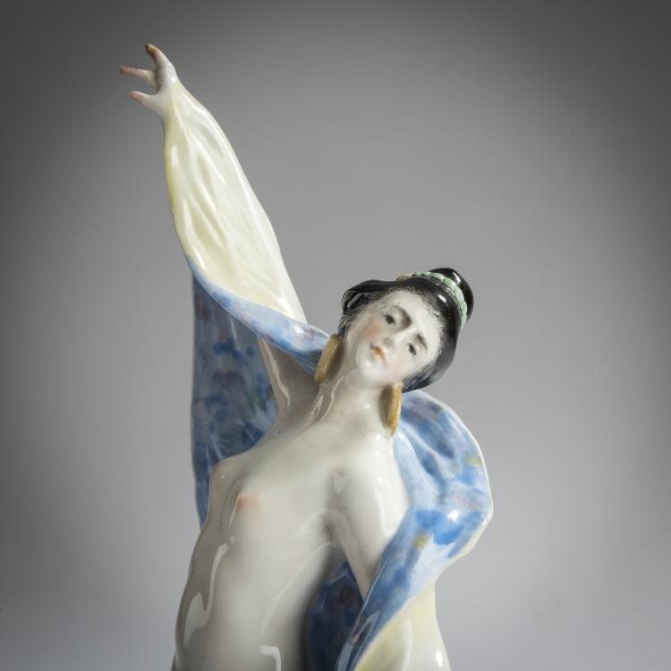 Bild 6 zu Objekt, Schleiert&auml;nzerin, 1919, Ens, Karl, Volkstedt, 156D 708