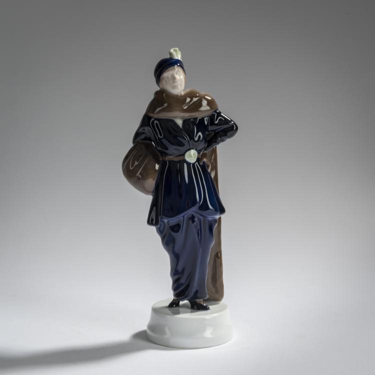 Hauptbild zu Objekt, 'Modedame', 1913, Thekla Harth-Altmann, Rosenthal, Selb, 156D 754