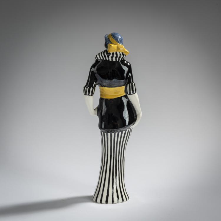 Bild 2 zu Objekt, Fashion lady, model for the German Werkbund exhibition, Cologne 1914, Annie Offterdinger, W&auml;chtersbacher Steingutfabrik, Schlierbach, 156D 790