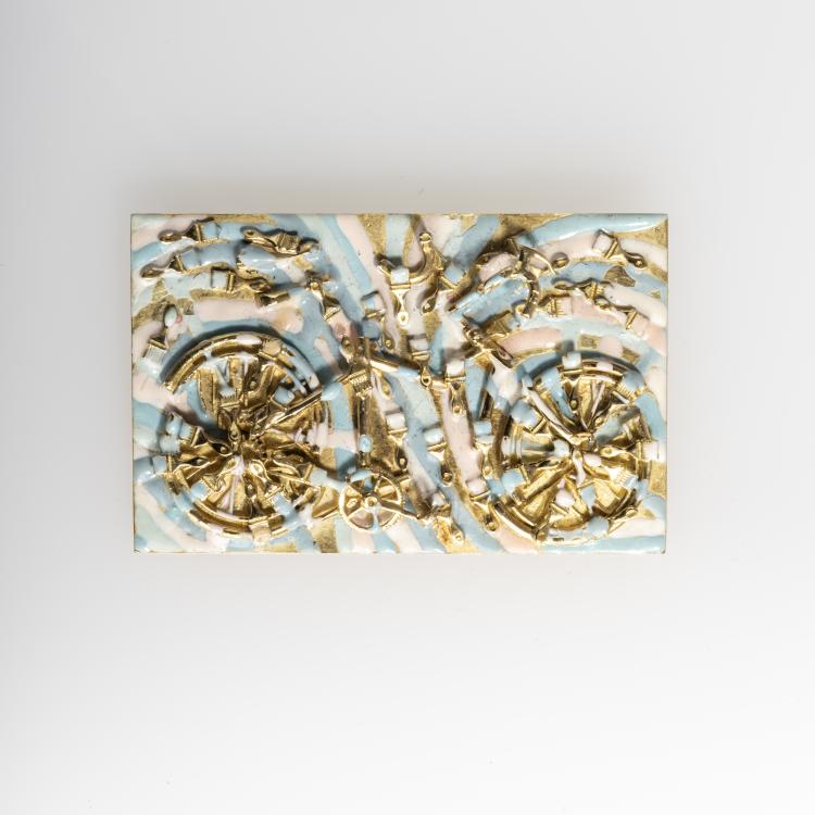 Bild 1 zu Objekt, 'Velo mauve' brooch, 1995, Armand Fernandez (Arman), 157D 973