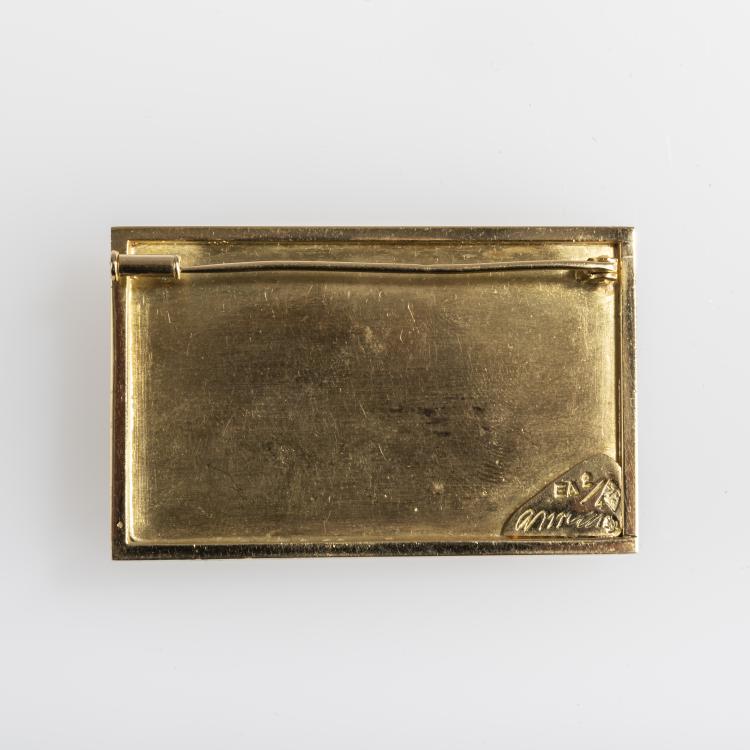 Bild 2 zu Objekt, 'Velo mauve' brooch, 1995, Armand Fernandez (Arman), 157D 973