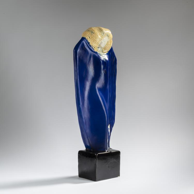 Bild 1 zu Objekt, Figur im Stile der Wiener Secession, um 1900, Wien, Kunstgewerbeschule, 156D 846