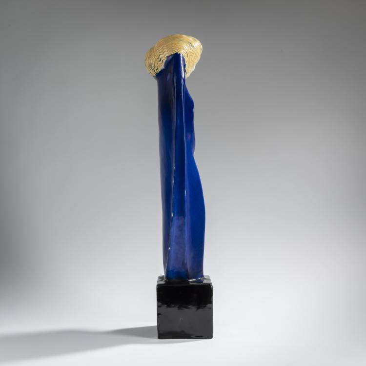 Bild 2 zu Objekt, Figur im Stile der Wiener Secession, um 1900, Wien, Kunstgewerbeschule, 156D 846