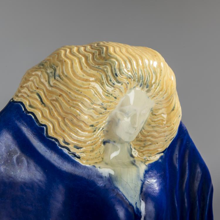 Bild 4 zu Objekt, Figur im Stile der Wiener Secession, um 1900, Wien, Kunstgewerbeschule, 156D 846