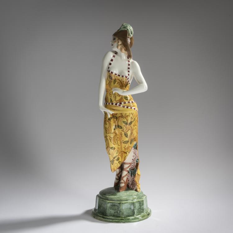 Bild 3 zu Objekt, T&auml;nzerin in Pose, um 1923, Josef Lorenzl, Goldscheider, Friedrich, Wien, 156D 812