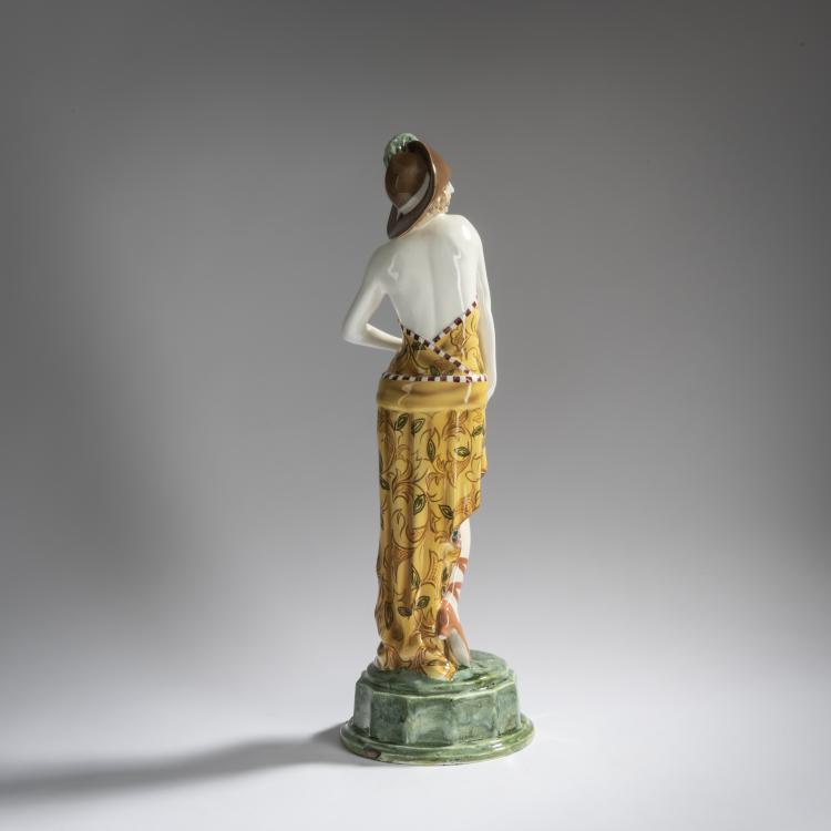 Bild 4 zu Objekt, T&auml;nzerin in Pose, um 1923, Josef Lorenzl, Goldscheider, Friedrich, Wien, 156D 812