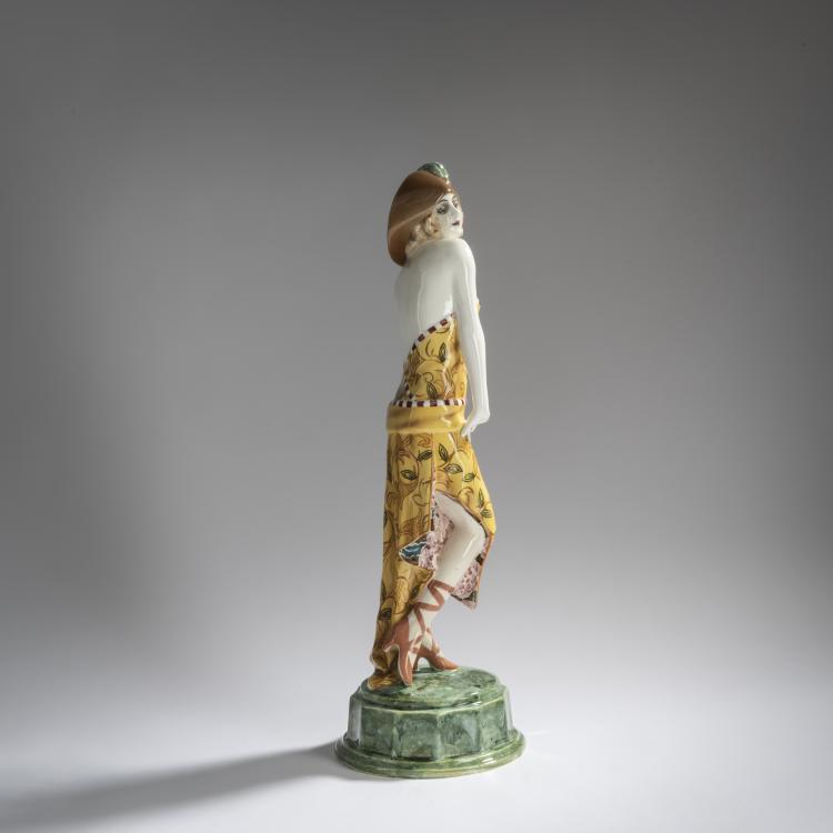 Bild 5 zu Objekt, T&auml;nzerin in Pose, um 1923, Josef Lorenzl, Goldscheider, Friedrich, Wien, 156D 812