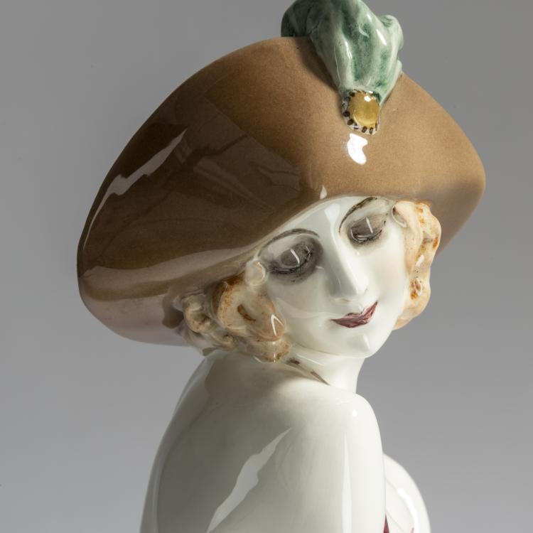 Bild 6 zu Objekt, T&auml;nzerin in Pose, um 1923, Josef Lorenzl, Goldscheider, Friedrich, Wien, 156D 812