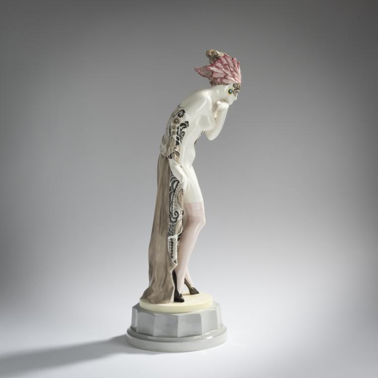 Bild 1 zu Objekt, 'Fascination', c. 1922, Wilhelm Thomasch, Goldscheider, Friedrich, Wien, 156D 808