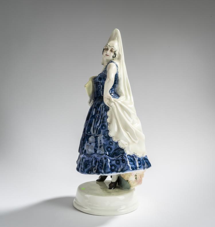 Bild 1 zu Objekt, 'Carmen', c. 1923, Josef Lorenzl, Goldscheider, Friedrich, Wien, 156D 813