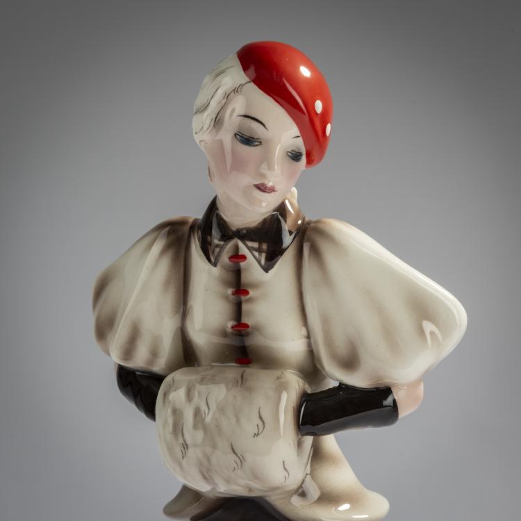 Bild 5 zu Objekt, Schreitende Dame, um 1934, Josef Lorenzl, Goldscheider, Friedrich, Wien, 156D 826