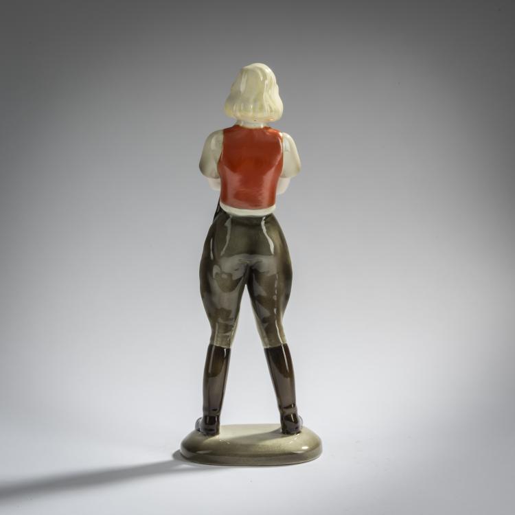 Bild 2 zu Objekt, Young woman in riding dress, c. 1930, Stephan Dakon, Keramos, Wiener Kunst-Keramik und Porzellanmanufaktur, 156D 836