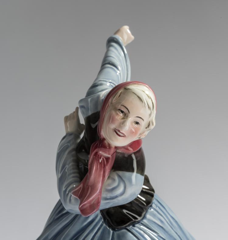 Bild 3 zu Objekt, Dancer with a headscarf, c. 1930, Hertwig & Co., Katzh&uuml;tte, 156D 832