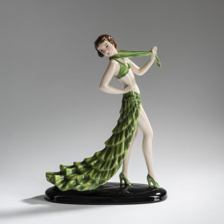 Hauptbild zu Objekt, 'Rumba', um 1938, Stephan Dakon, Goldscheider, Friedrich, Wien, 156D 829