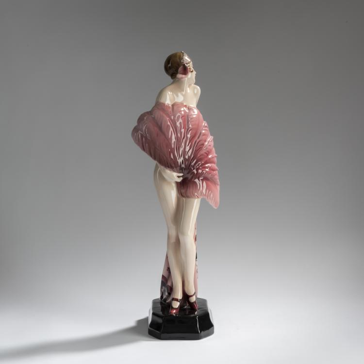 Bild 2 zu Objekt, 'F&auml;cherdame', um 1928/29, Stephan Dakon, Goldscheider, Friedrich, Wien, 156D 818