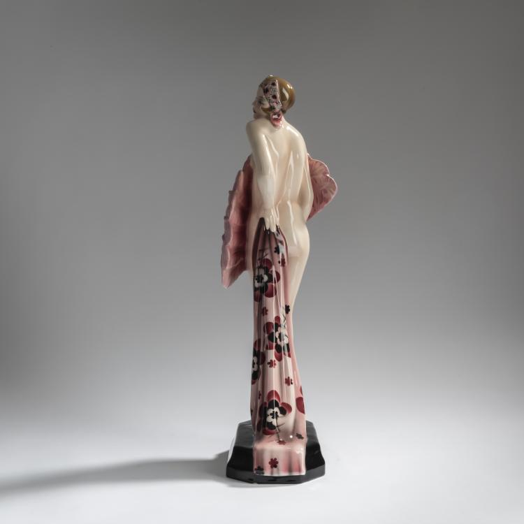 Bild 5 zu Objekt, 'F&auml;cherdame', um 1928/29, Stephan Dakon, Goldscheider, Friedrich, Wien, 156D 818