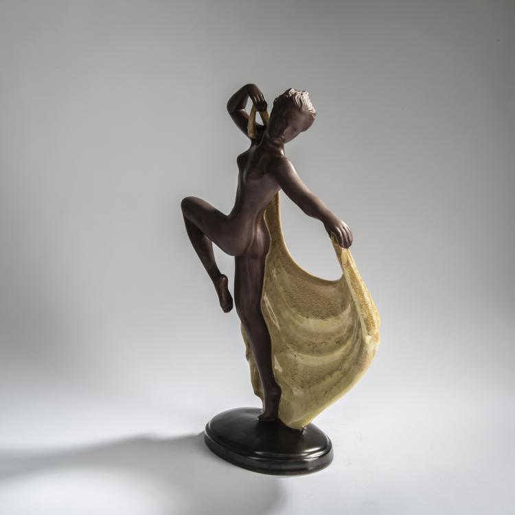 Bild 4 zu Objekt, T&auml;nzerin mit gelbem Tuch, 1920er Jahre, &Ouml;sterreich, 156D 843