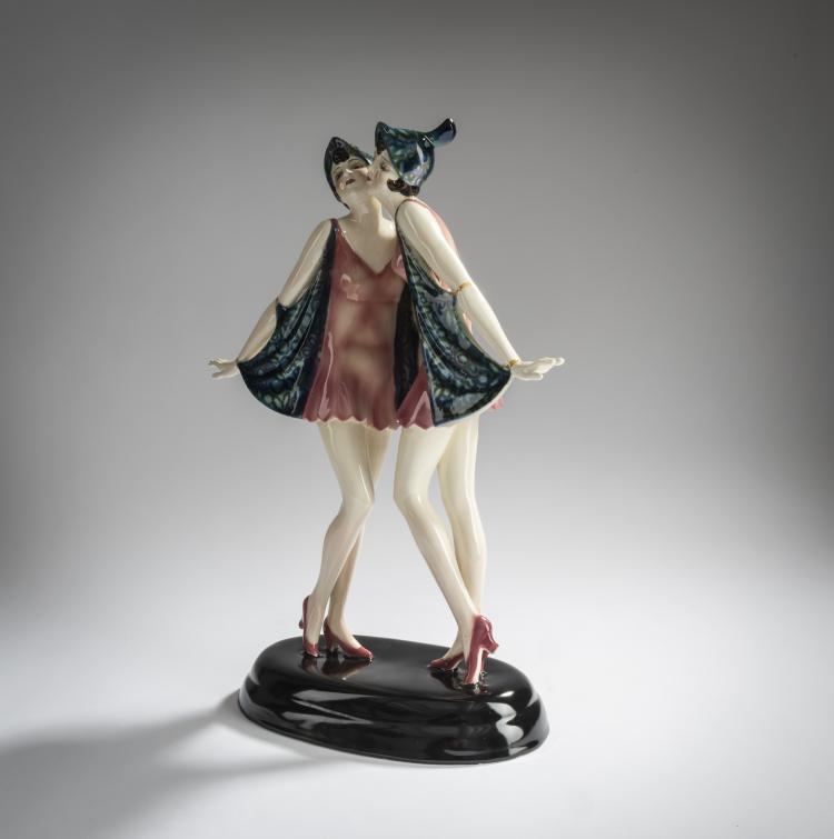 Bild 5 zu Objekt, 'Turteltauben', 1927/28, Stephan Dakon, Goldscheider, Friedrich, Wien, 156D 817