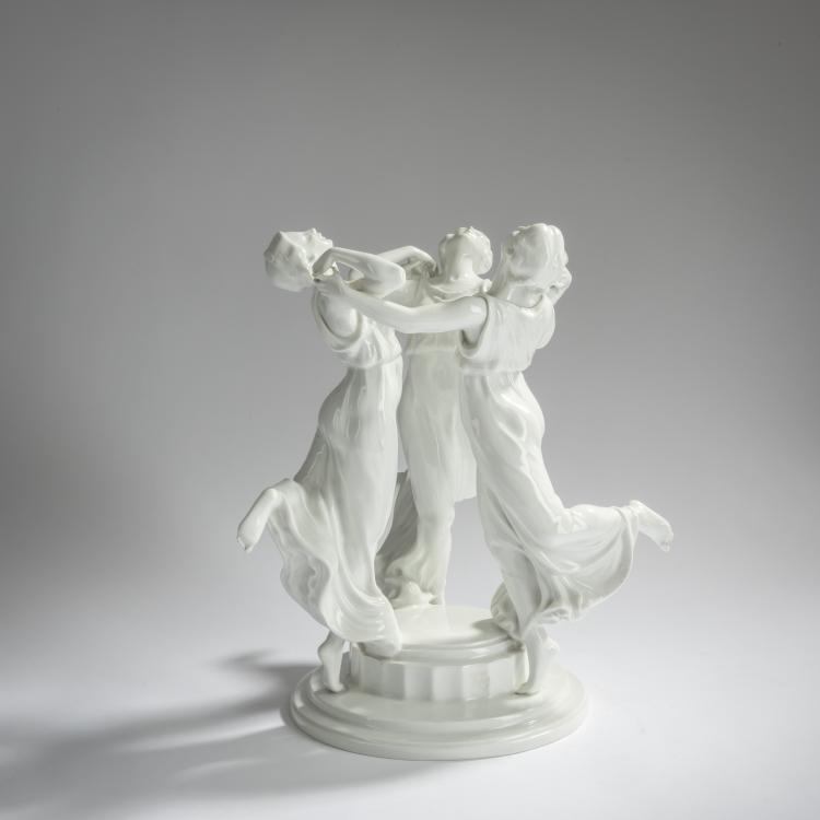 Hauptbild zu Objekt, 'Festreigen', 1912, Karl Himmelsto&szlig;, Rosenthal, Selb, 156D 753