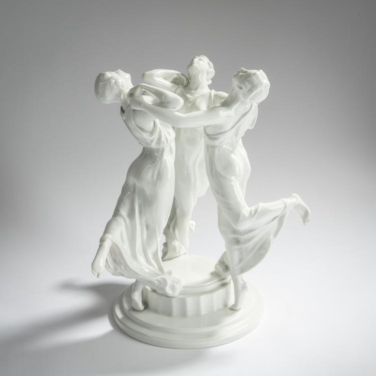 Bild 4 zu Objekt, 'Festreigen', 1912, Karl Himmelsto&szlig;, Rosenthal, Selb, 156D 753