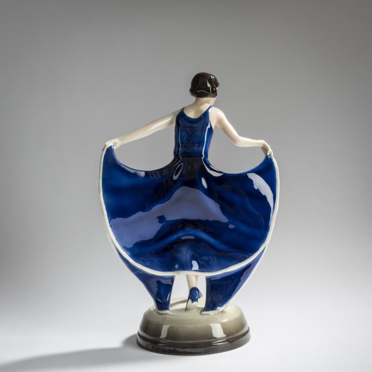 Bild 5 zu Objekt, 'Standing dancer in a butterfly dress', c. 1928, Josef Lorenzl, Goldscheider, Friedrich, Wien, 156D 821