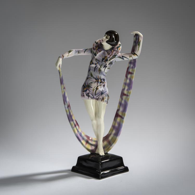 Hauptbild zu Objekt, 'Schleiertanz', um 1926, Stephan Dakon, Goldscheider, Friedrich, Wien, 156D 816