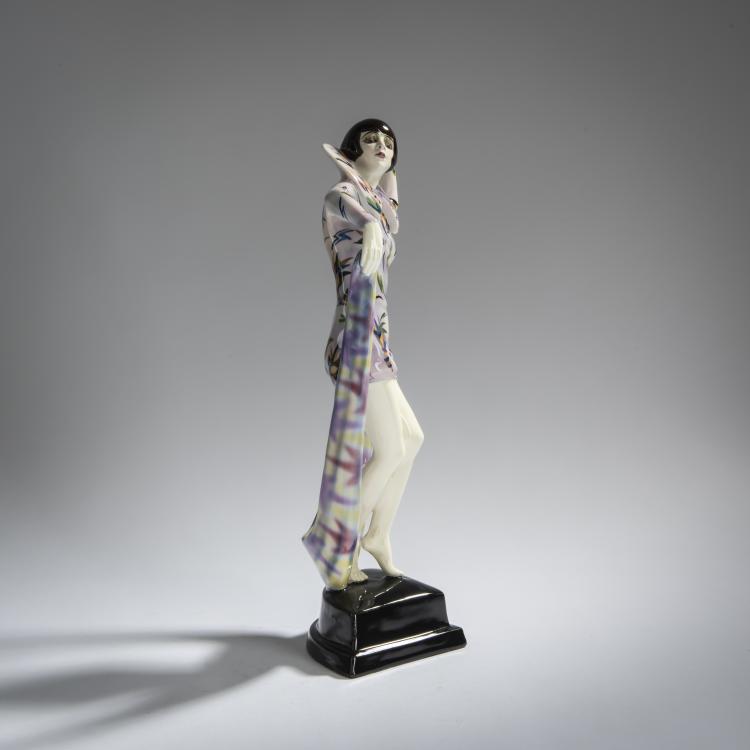 Bild 2 zu Objekt, 'Schleiertanz', um 1926, Stephan Dakon, Goldscheider, Friedrich, Wien, 156D 816