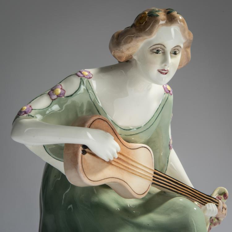 Bild 4 zu Objekt, 'Lute play', c. 1911/12, Melanie von Horsetzky, Goldscheider, Friedrich, Wien, 156D 801